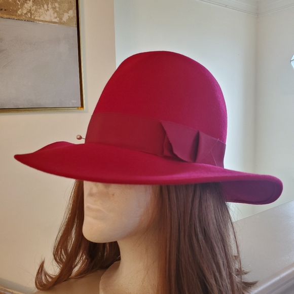 💯Importina Wool Vibrant Pink Hat - Picture 3 of 8